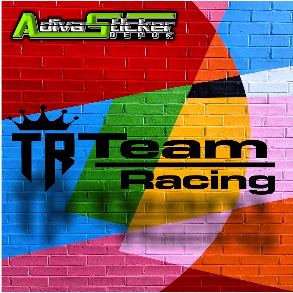 STIKER CUTTING TR TEAM RACING