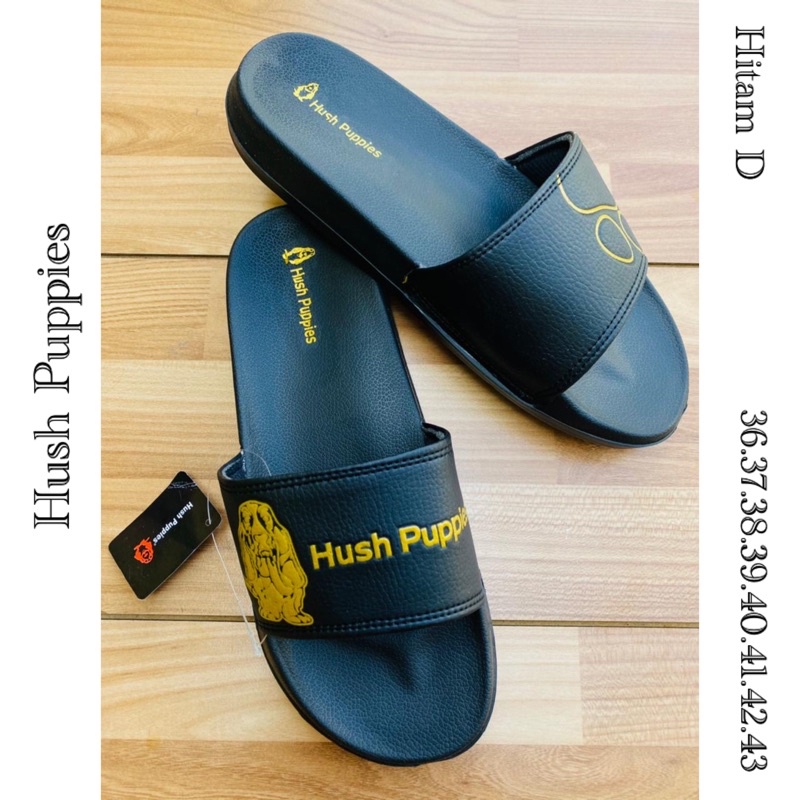 sandal hush hitam D