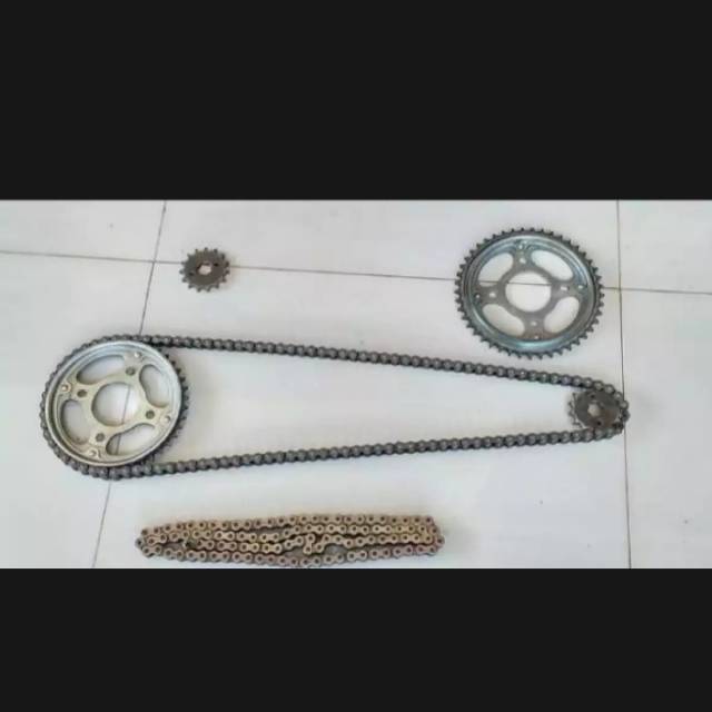 Gir set Belakang Megapro Gelpro