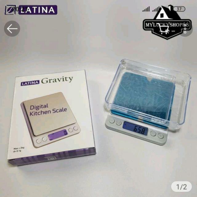 Latina Gravity Coffee Scale 2kg Akurasi 0.1g - Timbangan Kopi 2 Kg 0.1