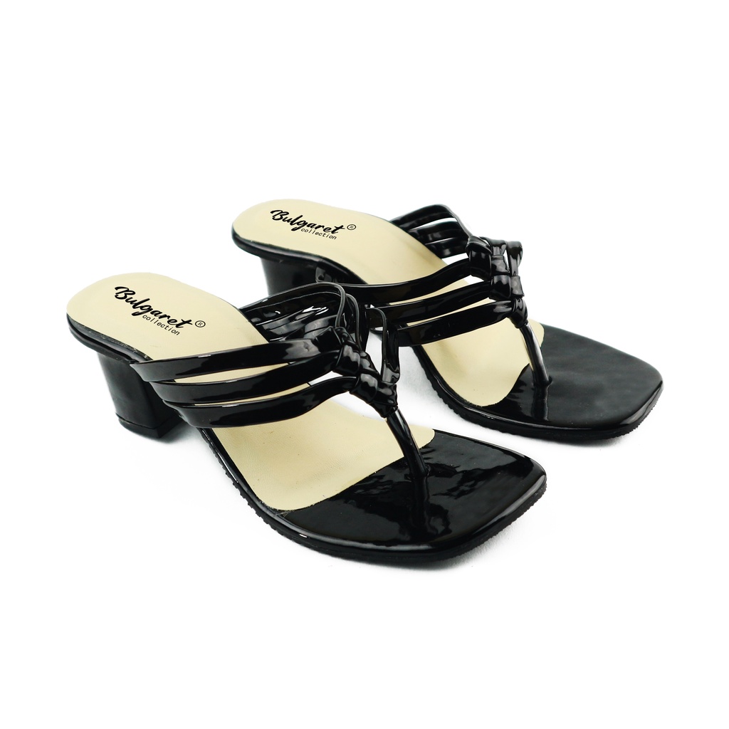 Sandal High Heels Wanita Tali jepit Anyam MC-R 97