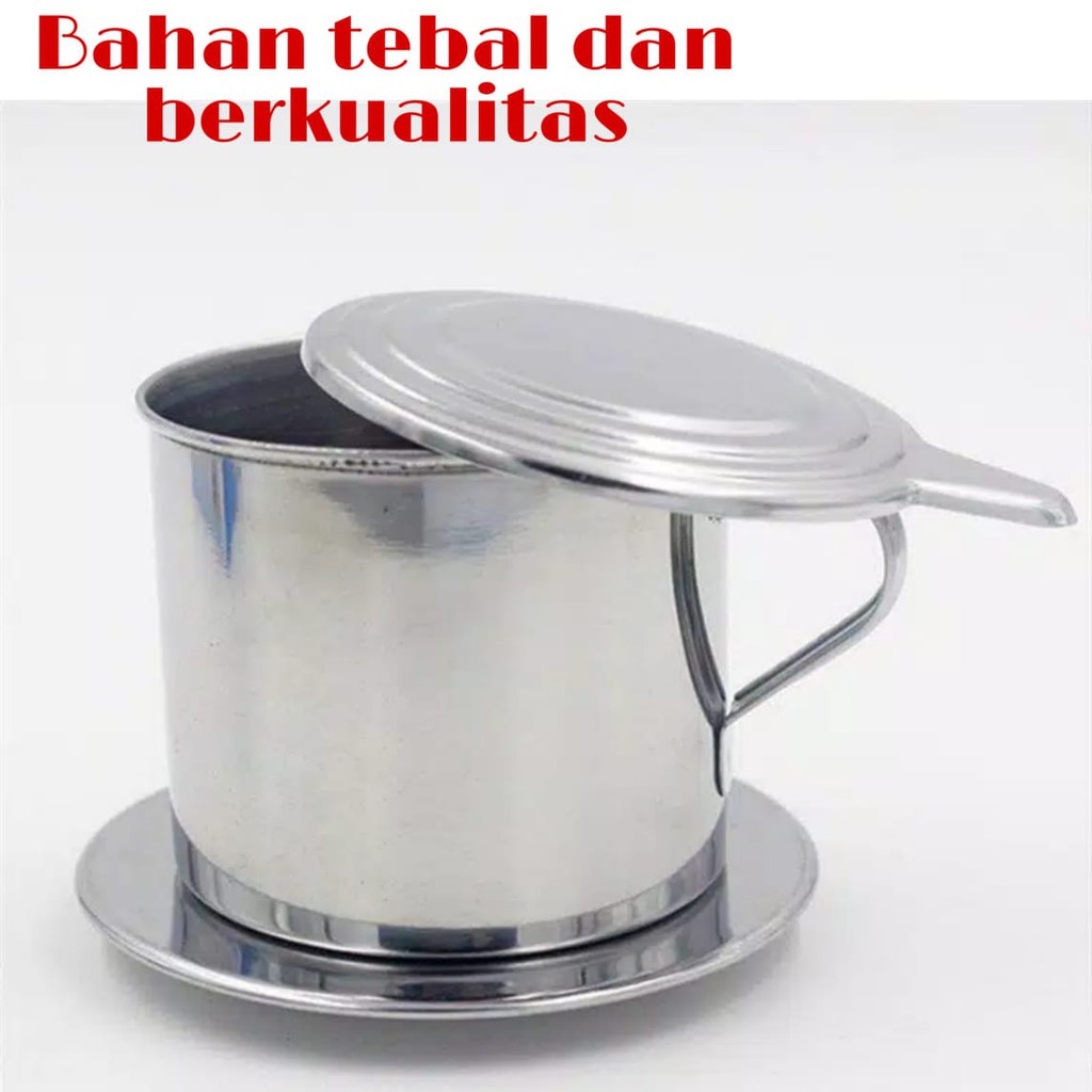 Vietnam Drip Filter Saring Kopi Coffee Pot Stainless Steel OneTwoCups