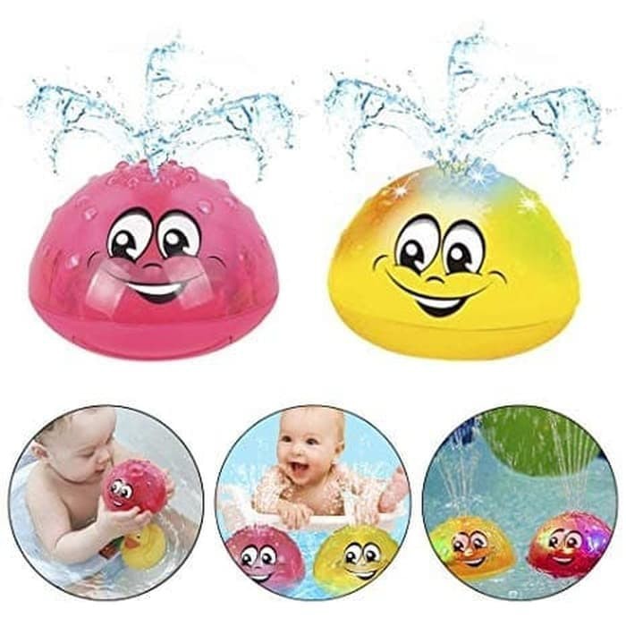 (MAWS-01 UFO) Mainan Anak Water Spray Baby Bath Space UFO Water Spray