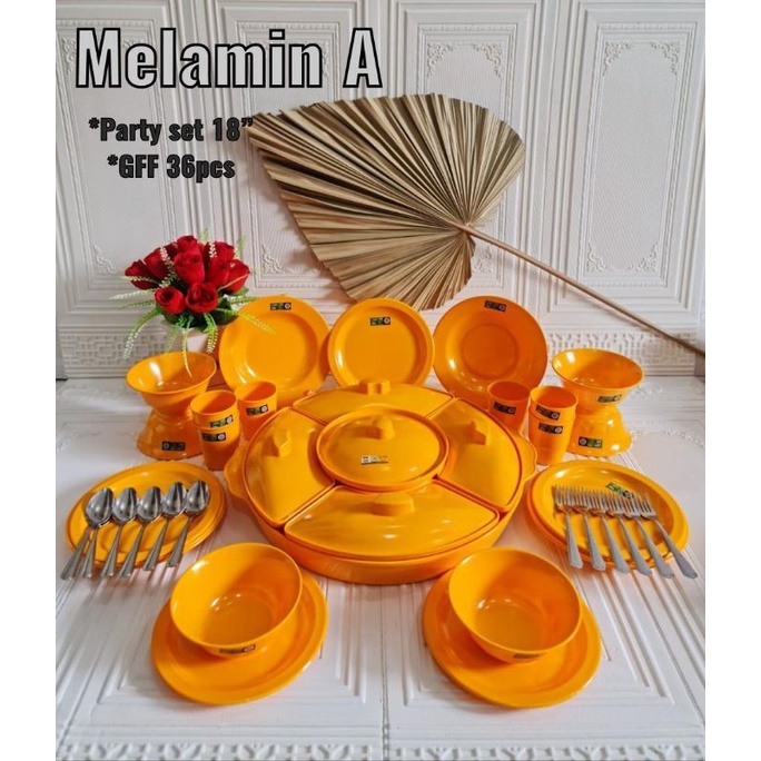 MELAMIN PARTY SET LENGKAP