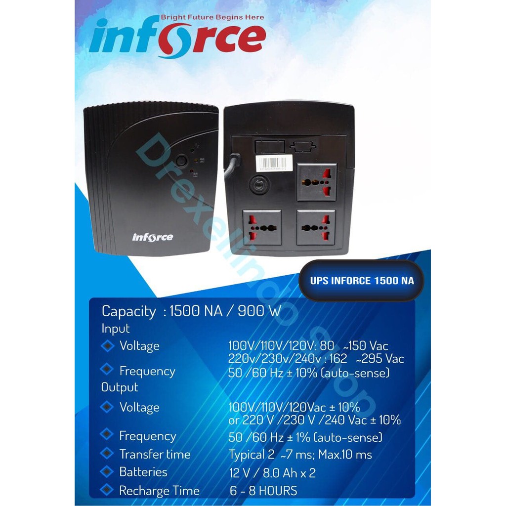 UPS MODIF INFORCE 1500 VA 900 WATT