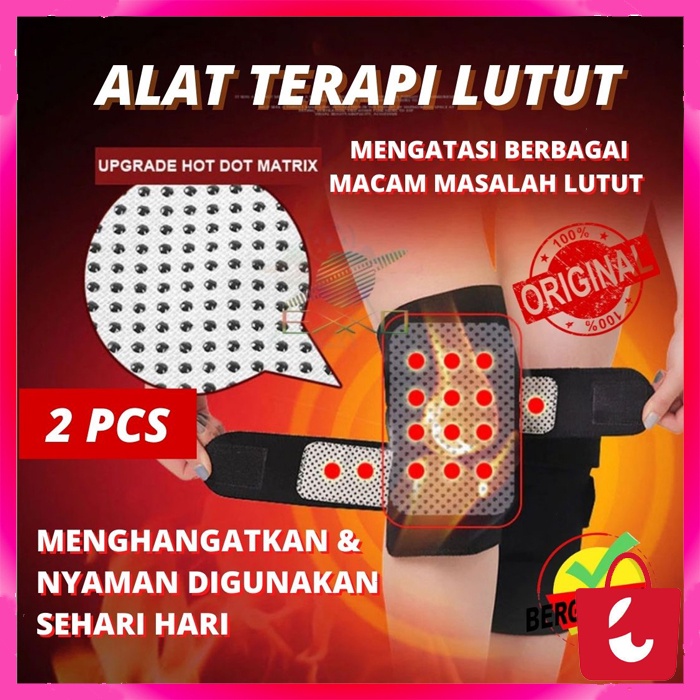 ✅ BISA COD Sabuk Terapi Therapy Magnetik Pemanas Penghangat Lutut Pereda Nyeri Sendi Pegal Cidera