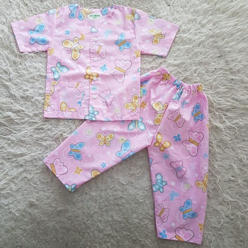 Baju Anak Piyama katun set