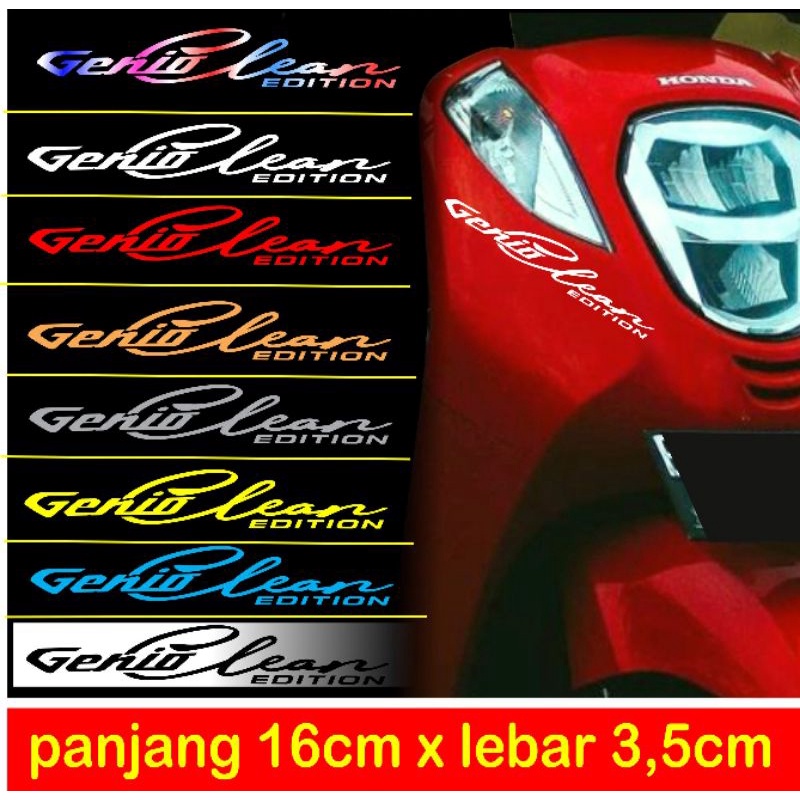 cutting stiker Honda GENIO clean edition