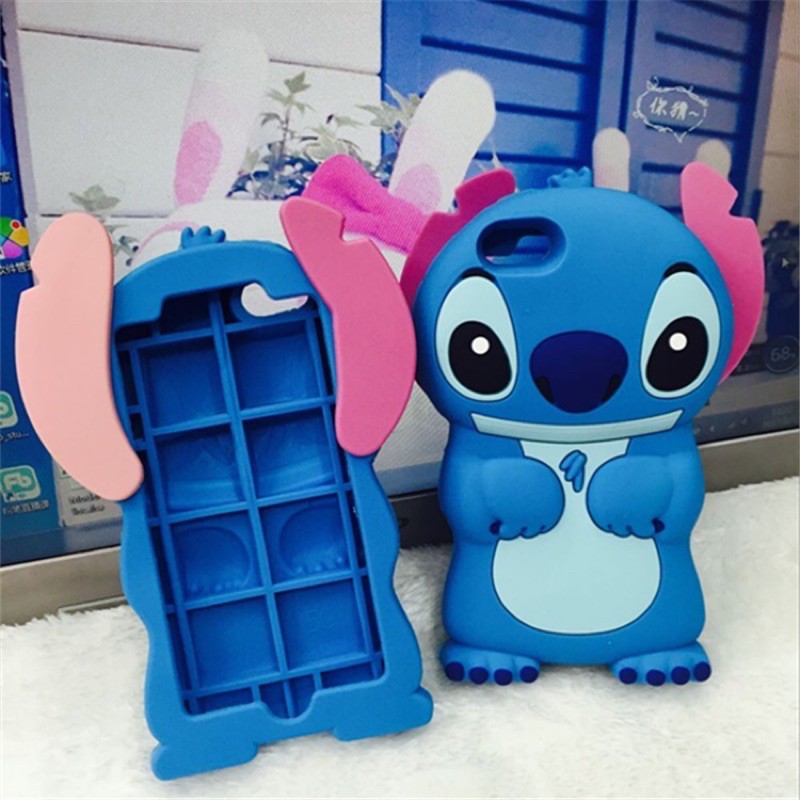 Silicon 3D Stitch For REDMI 5A  6 PRO A2 LITE 6A / NOTE 5A softcase boneka karakter lucu Silikon boneka lucu pelindung hp case tebal karet softcase lentur