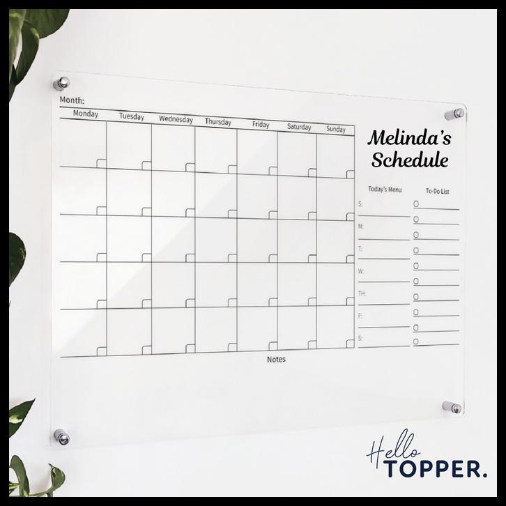 

Papan Planner Akrilik | Wall Planner | Schedule Board |Papan Jadwal