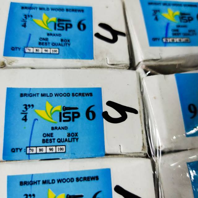 SEKRUP KAYU ( + )  3/4"