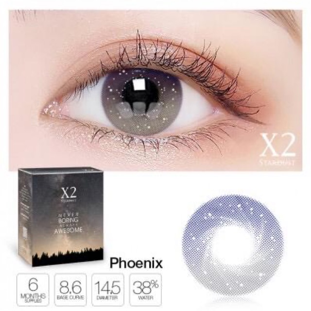 SOFTLENS X2 STARDUST FREE LENSCASE