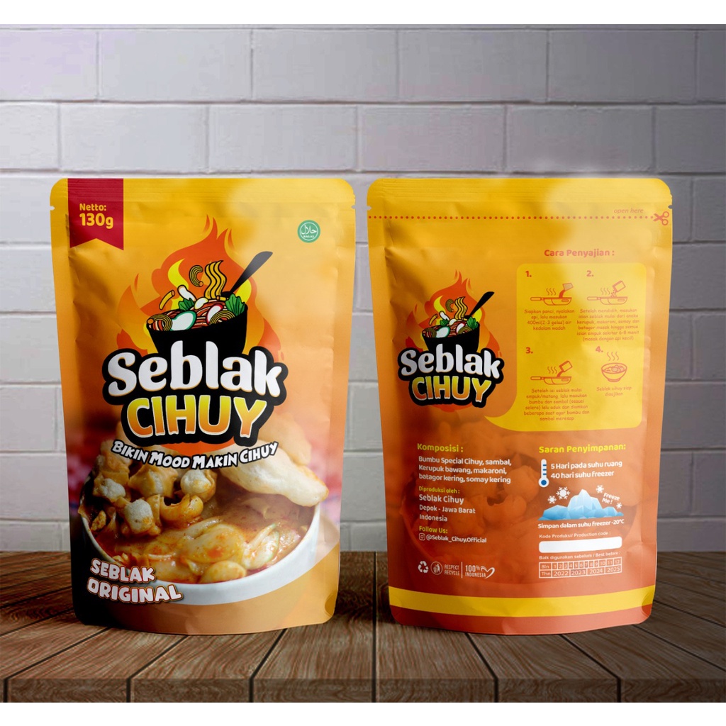 

Seblak Instant Original Cihuy Premium Lezat | Seblak Instan Komplit | Seblak Pedas | Seblak Instan Pedas