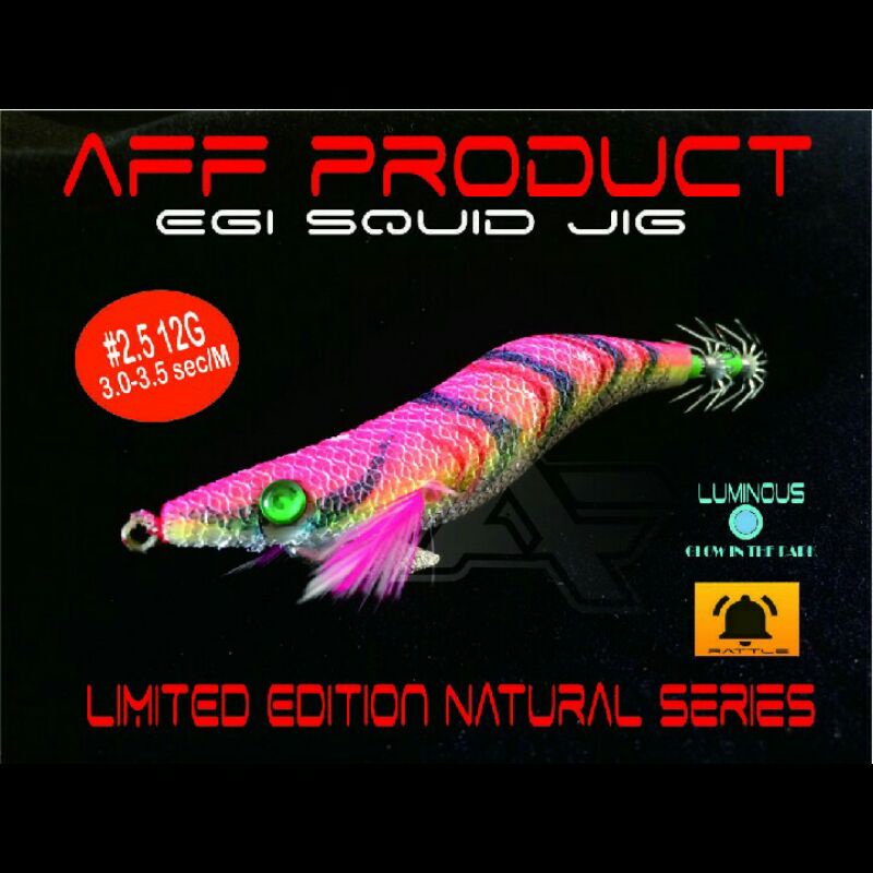 COD NEW UMPAN PANCING UDANG CUMI CAPELA EGI 2.5 LIMITED SERIES AFF PRODUCT EGING GAME SQUID JIG RATT