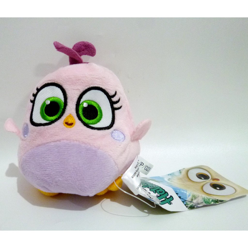 Gantungan Boneka Angry Birds Hatchlings Original Rovio The Movie Pink
