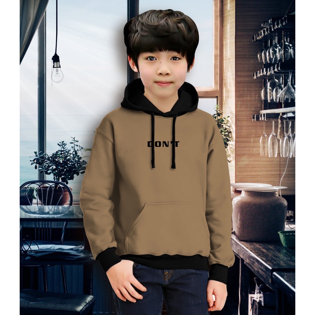 Jaket Anak Laki Laki/Jaket Anak Terbaru/Hoodie Anak Don't  Gaming Bahan Fleece Tebal 4-11 TAHUN