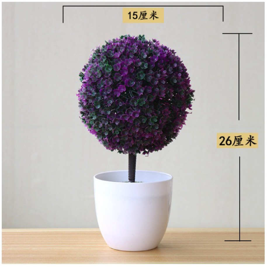 BAJ Pot Bunga Mini Warna Warni Dekorasi Rumah Taman Pohon Bonsai Flower Pot Import Vas Plastik BHC - PR042