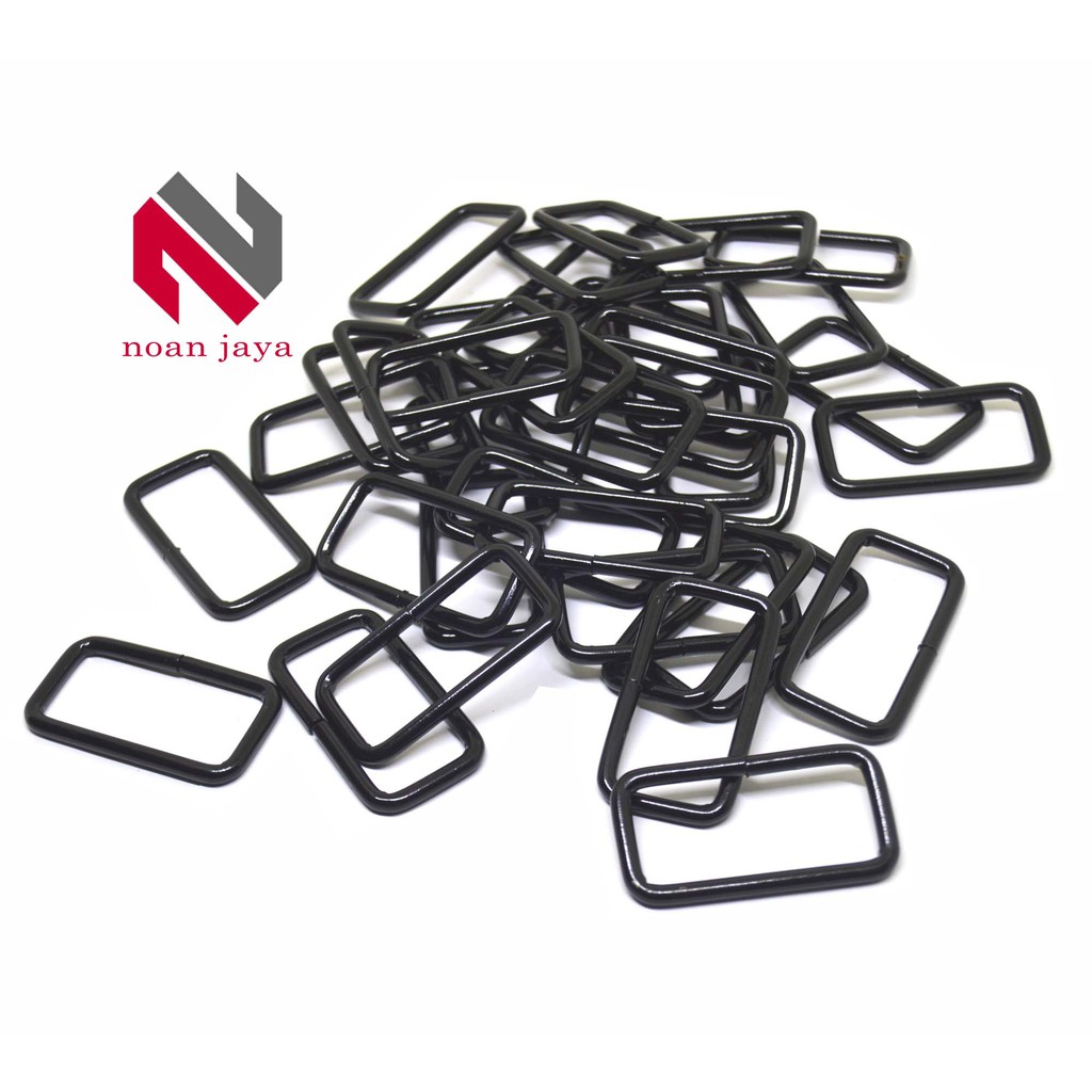 

RING KOTAK TAS UKURAN 3.8 CM PER 1 PCS WARNA HITAM RK 38 HTM
