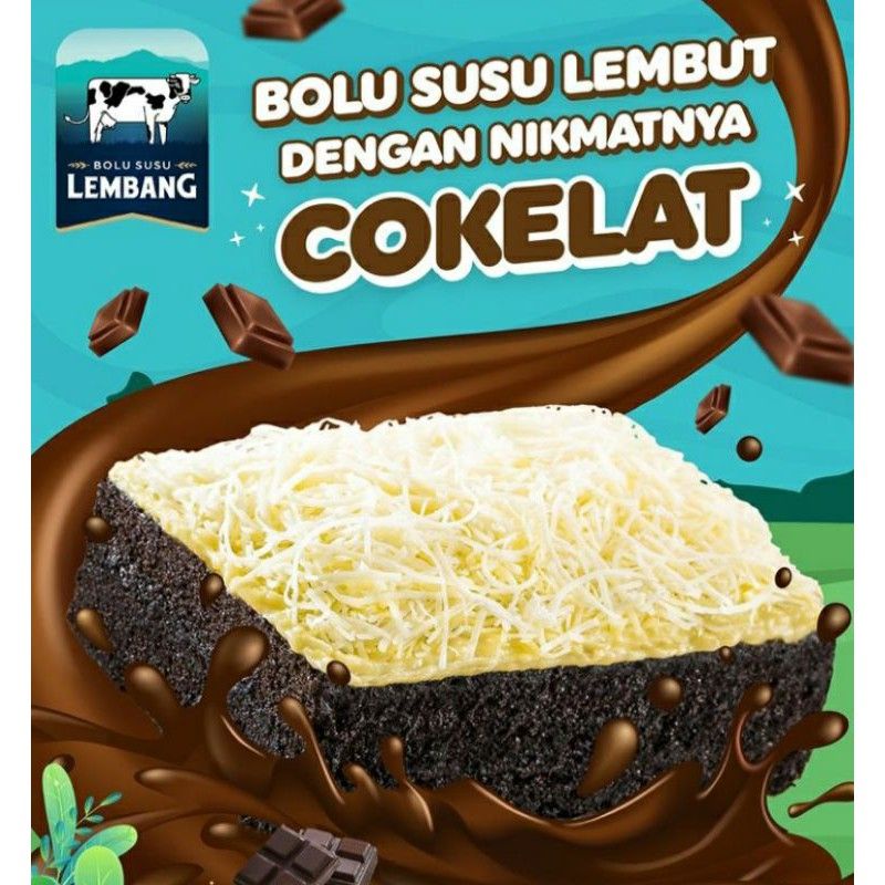 Bolu susu lembang Coklat (Bisa ke luar kota)Dus+buble wrap