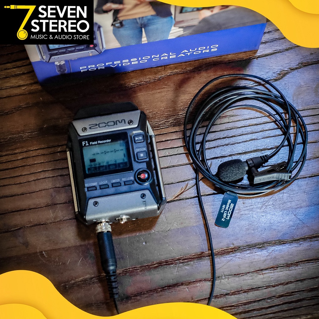 Zoom F1 FIELD RECORDER + LAVALIER MIC