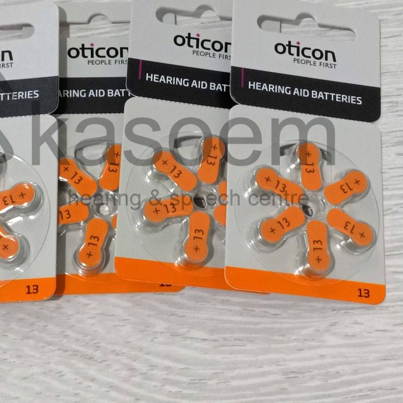 ♨ ORIGINAL Oticon Type 13 ( Baterai Alat Bantu Dengar ) ☄