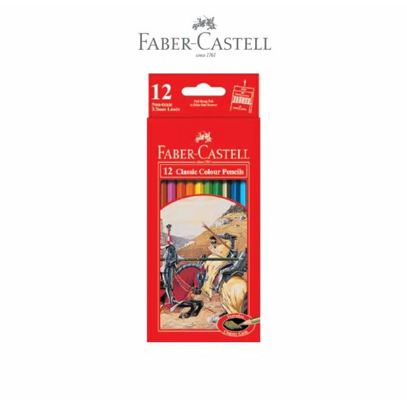 

Faber-Castell Pencil Warna Classic set-12 Panjang