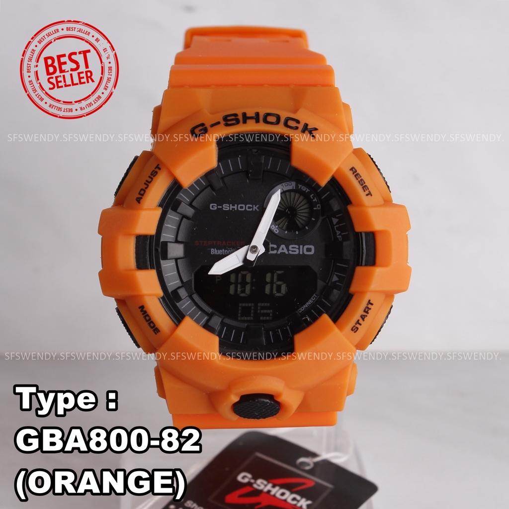 SALE MURAH !!! Jam tangan pria G Shock GBA-800 Navy Hijau Orange Army digital sporty anti air elegant