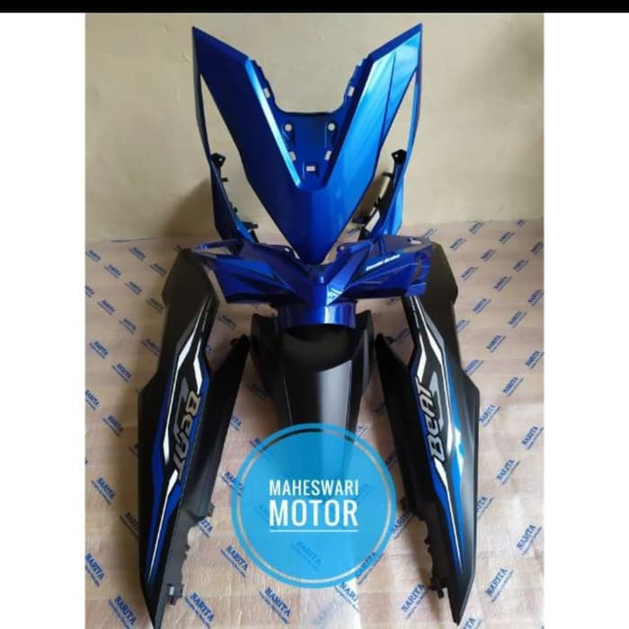 PROMO full body halus Honda beat new 2019 CBS ISS biru plus striping
