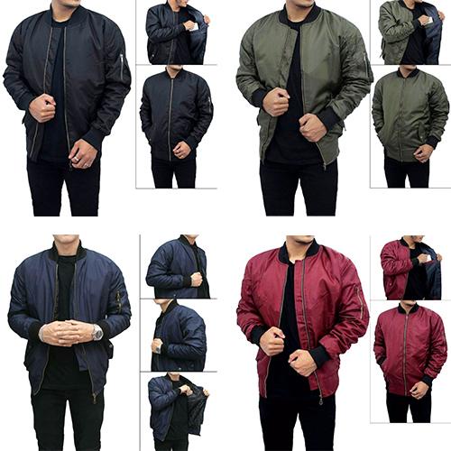 (COD) JAKET PRIA CASUAL SIMPLE WINDBREAKER BGSR / JAKET MOTOR PRIA / JAKET BOMBER / JAKET SGM