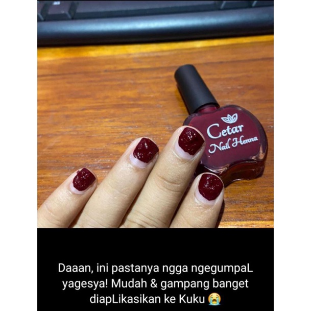 CETAR NAIL HENNA | KUTEK HALAL SAH SHOLAT | TUFFAH NAIL HENNA HENA KUTEK NAURA NAURAA ASHOKA RAZETA CERIA INAI KUKU bukan PEEL OFF