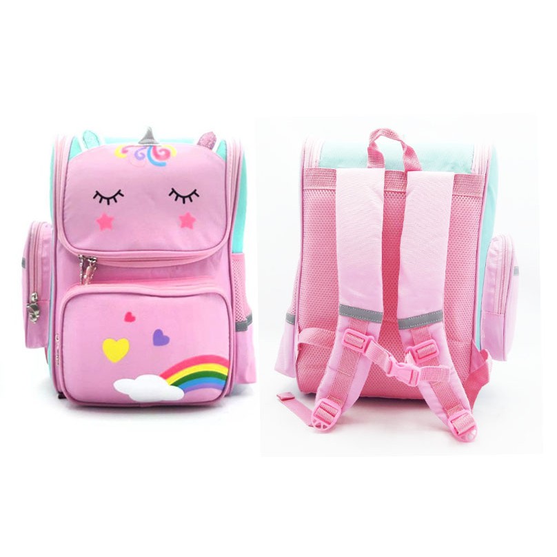 PROMO 10.10 BackPack Ransel Tas Anak Sekolah TK / SD Perempuan Model Panda 14&quot; UKURAN SEDANG dan 16&quot; UKURAN BESAR Kuda PONY Kanvas IMPORT