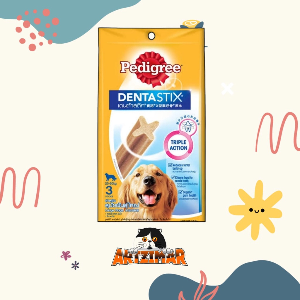 PEDIGREE DENTASTIX Large 3 Stick cemilan anjing