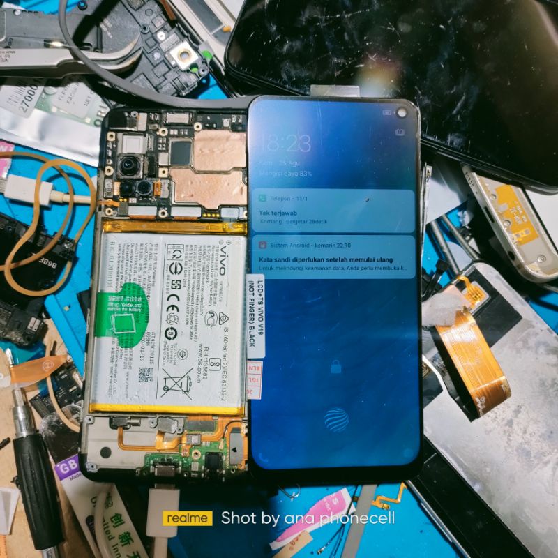 Vivo v19 minus lcd , & casing