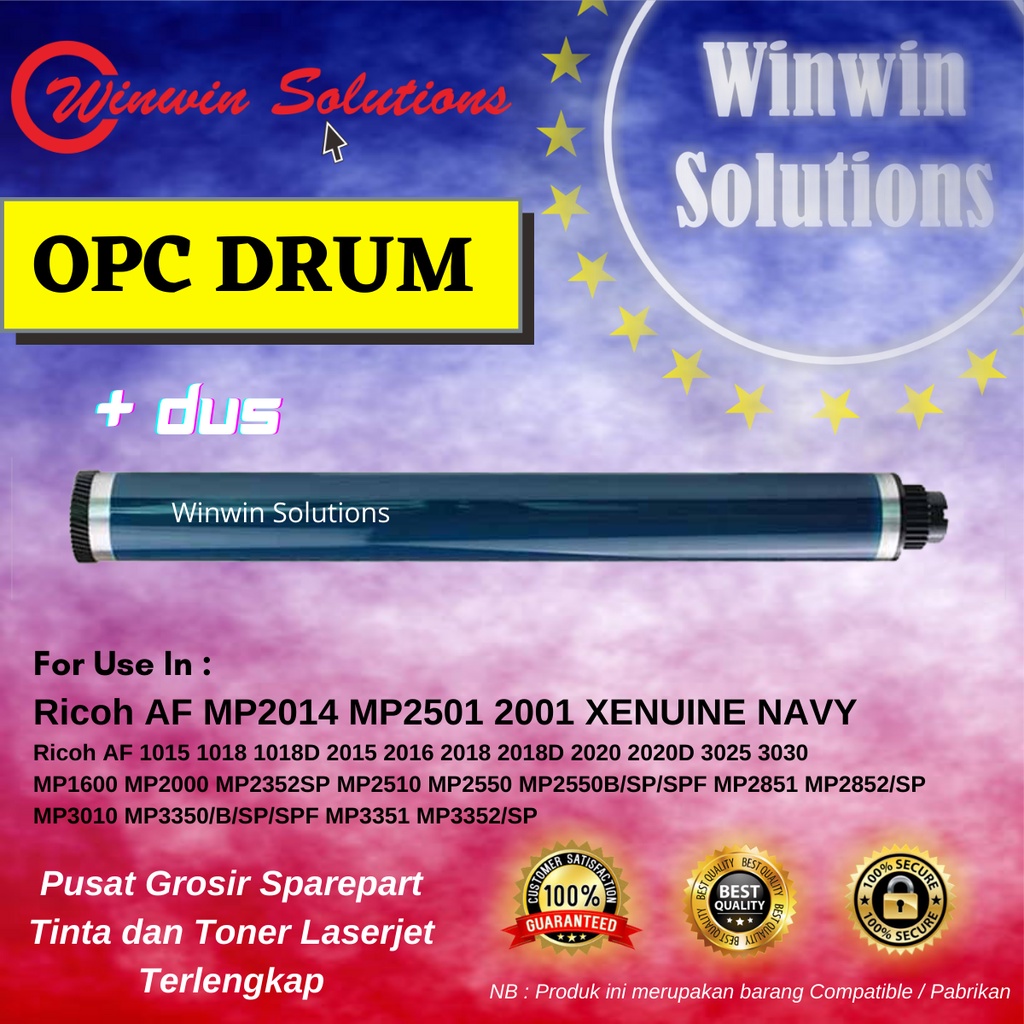 Jual OPC Drum Ricoh AF MP2014 MP1600 MP2000 MP2501 2001 XEN NAVY EDP ...