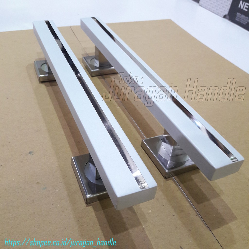 handle pintu rumah 33 cm putih stainless minimalis pegangan pintu tarikan pintu gagang pintu rumah