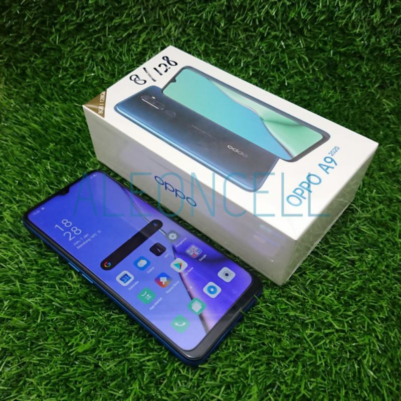 Oppo A9 2020 8+4/128GB 5000mah bekas garansi Resmi