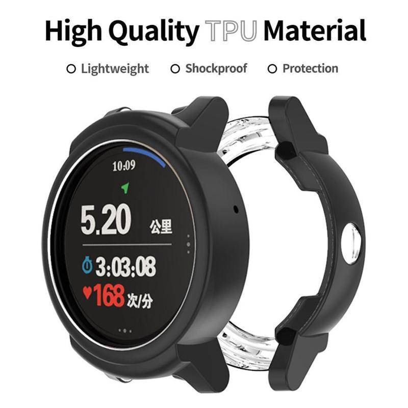 Soft Case Frame Bumper Shockproof Cover Proteksi Smartwatch TicWatch Pro 3