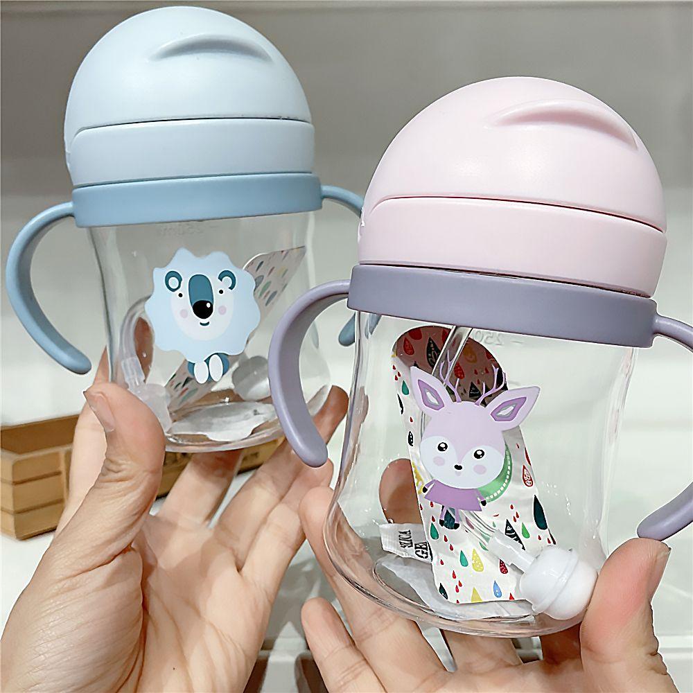 R-FLOWER Sippy Cups New Toddler and Kids Botol Air Minum Handle Feeding Cup