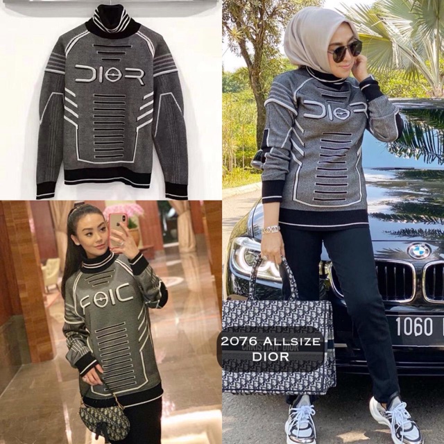 2076 SWEATER D**R/sweater wanita/sweater hijab/sweater premium/sweater hijab/sweater syahrini