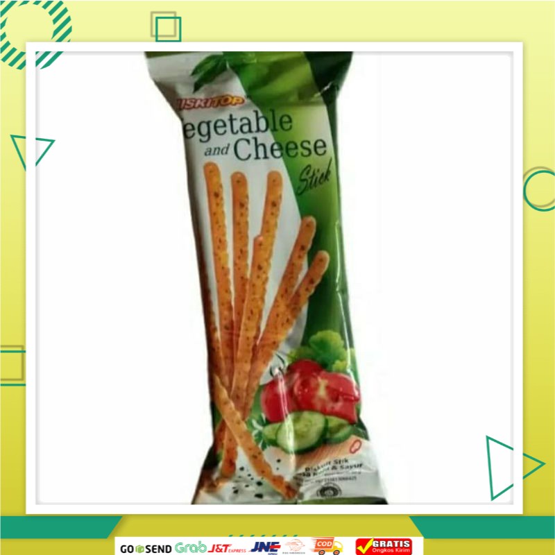 

Biskitop Biskuit Vegetable And Cheese Stick 60gram 60 gram