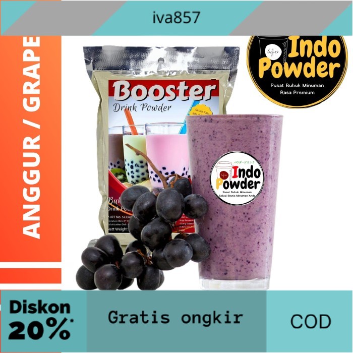 

PROMO Bubuk Minuman ANGGUR 1Kg - Bubuk ANGGUR 1Kg - ANGGUR Bubuk 1Kg GRATIS ONGKIR