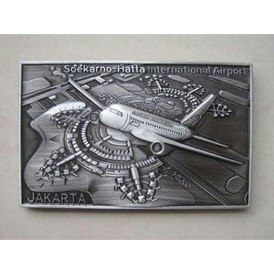 PAJANGAN TEMPELAN MAGNET KULKAS BANDARA SOEKARNO HATTA - N.392, Souvenir oleh Indonesia