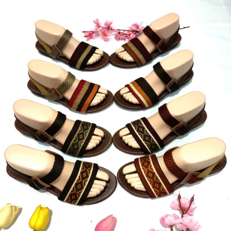 Sandal wanita Felonie DK 01 let elastis terbaru kekinian trendy murah