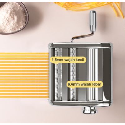 Alat Pembuat Mie / Pasta Maker / Gilingan Mie Atlas 150 Stainless Stell High Quality Garansi 3 Bulan