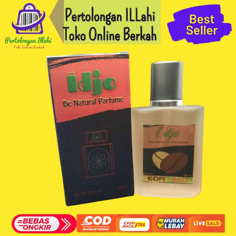 parfum badan aroma kopi bali bluz scent pengharum spray botol semprot