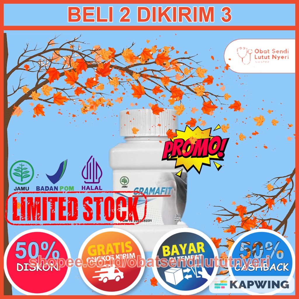 OBAT SAKIT SENDI GRAMAFIT SENDI • 30 Kapsul