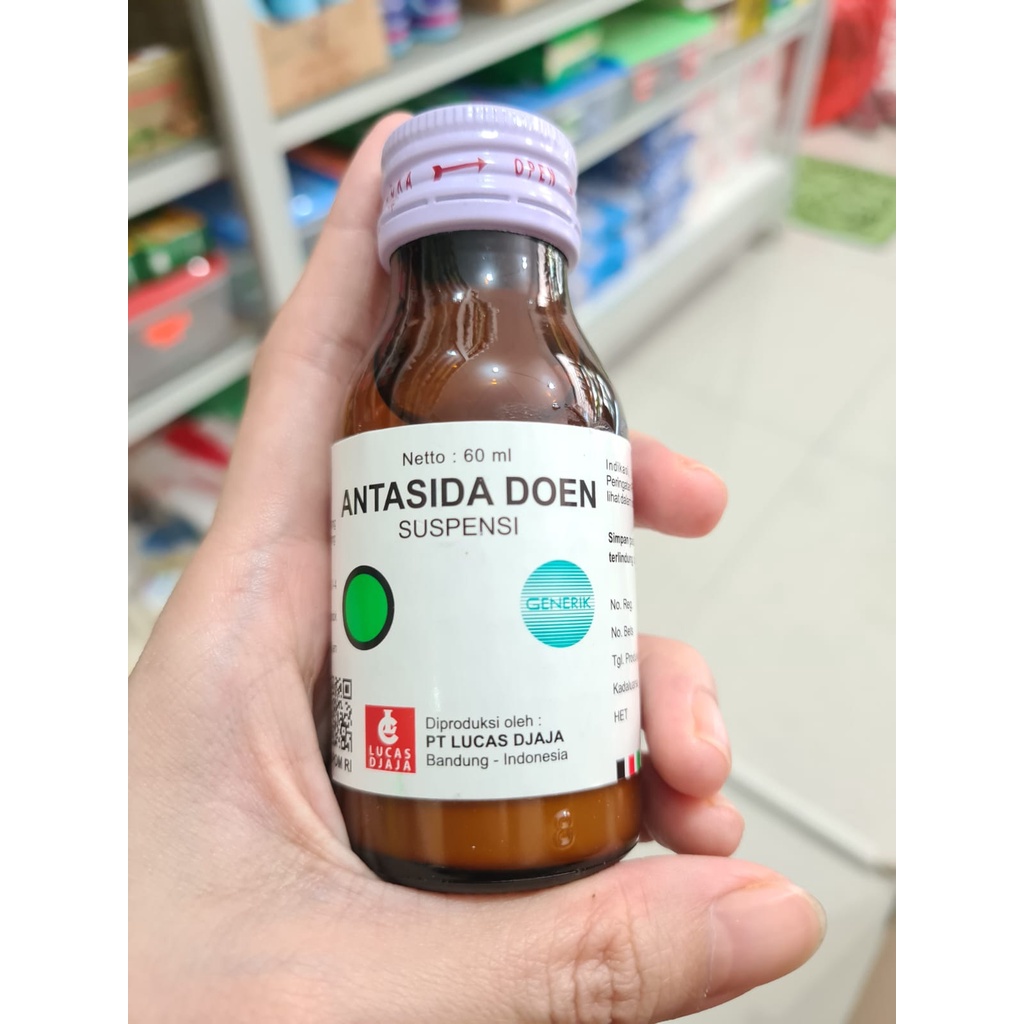 ANTASIDA DOEN Sirup 60 ml OBAT SAKIT MAAG / NYERI LAMBUNG / SAKIT ULU HATI / ASAM LAMBUNG / PERUT BE