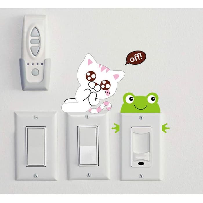 Wall Decal - Stiker Dinding Switch Button_SB20 (1sheet=11pcs)