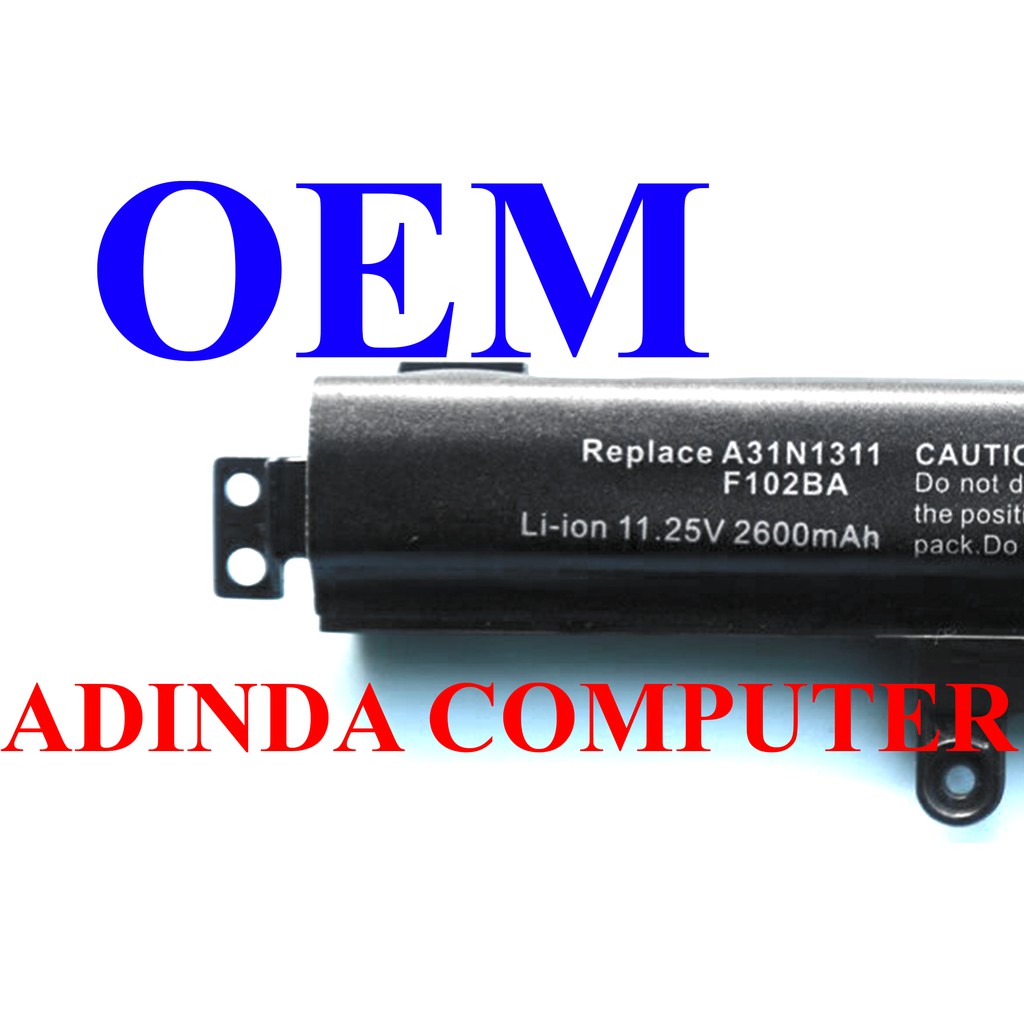 BATERAI ASUS A31N1311 X102BA X102 F102 X102B