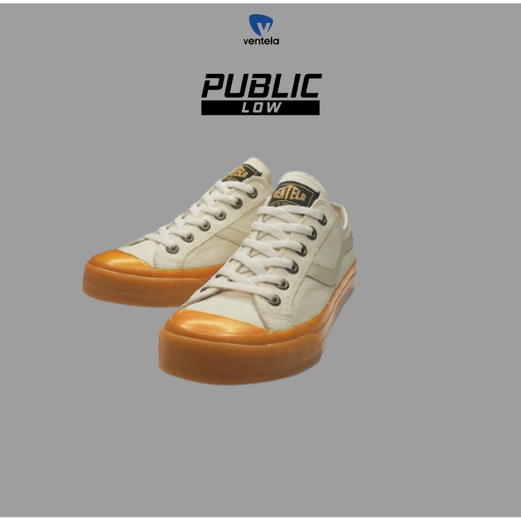 SEPATU VENTELA SHOES PUBLIC LOW NATURAL GUM